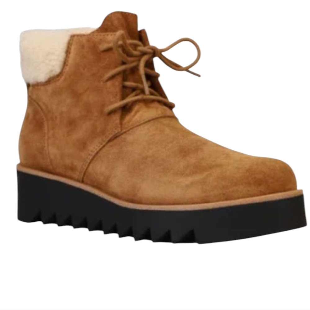 Eileen Fisher Kenille Sport Suede Wedge Bootie..... Size 8.5